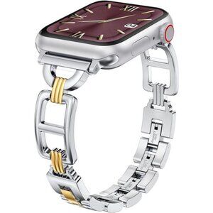 NEW Silver/Gold Luxury Fashion Apple Watch Band
